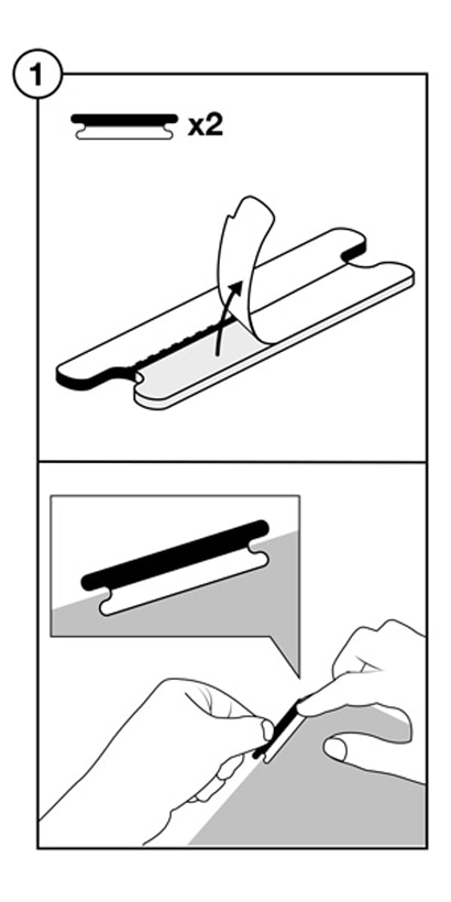Attaching hinges to COMPLY™ attachment bezel fit

