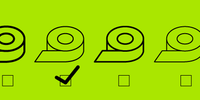 checklist showing rolls of electrical tape
