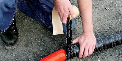 Image of 3M™ Scotch® Heavy Duty Mining Tape 31 application.
