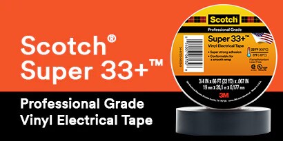 3M Scotch Super 33 Professional Use Vinyl Electrical Tape
