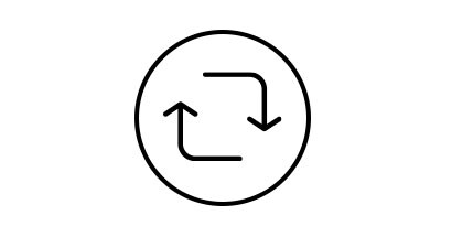 icon of cycling arrows
