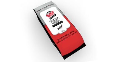 scotch-brite degreaser wipes product packaging
