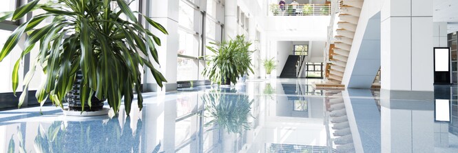 3M floor care system used in a building
