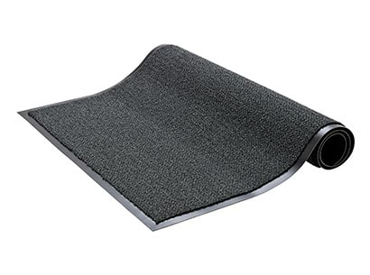 A half-unfurled roll of 3M™ Nomad™ Entrance Matting.

