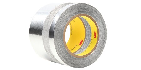 Image of two different-width rolls of 3M™ Aluminum Foil Tape 425
