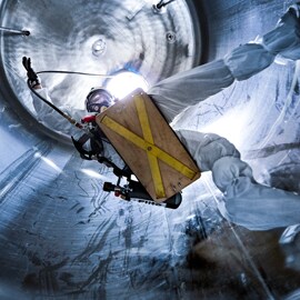 Icon representing Confined Space and Fall Protection