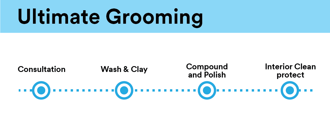 A diagram of a grooming process
