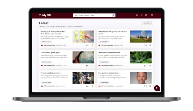 A laptop displaying some communications.
