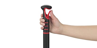 mop handle with custom trigger design
