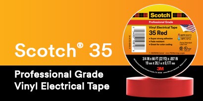 3M Scotch Professional Use Vinyl Electrical Tape 35
